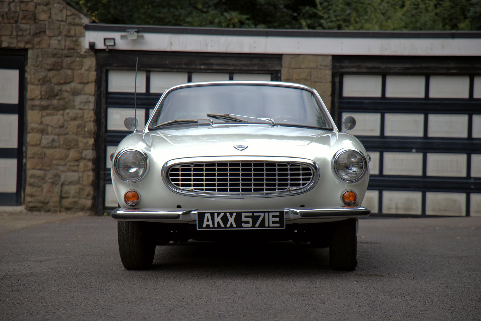 A classic Volvo photographed front three-quarters